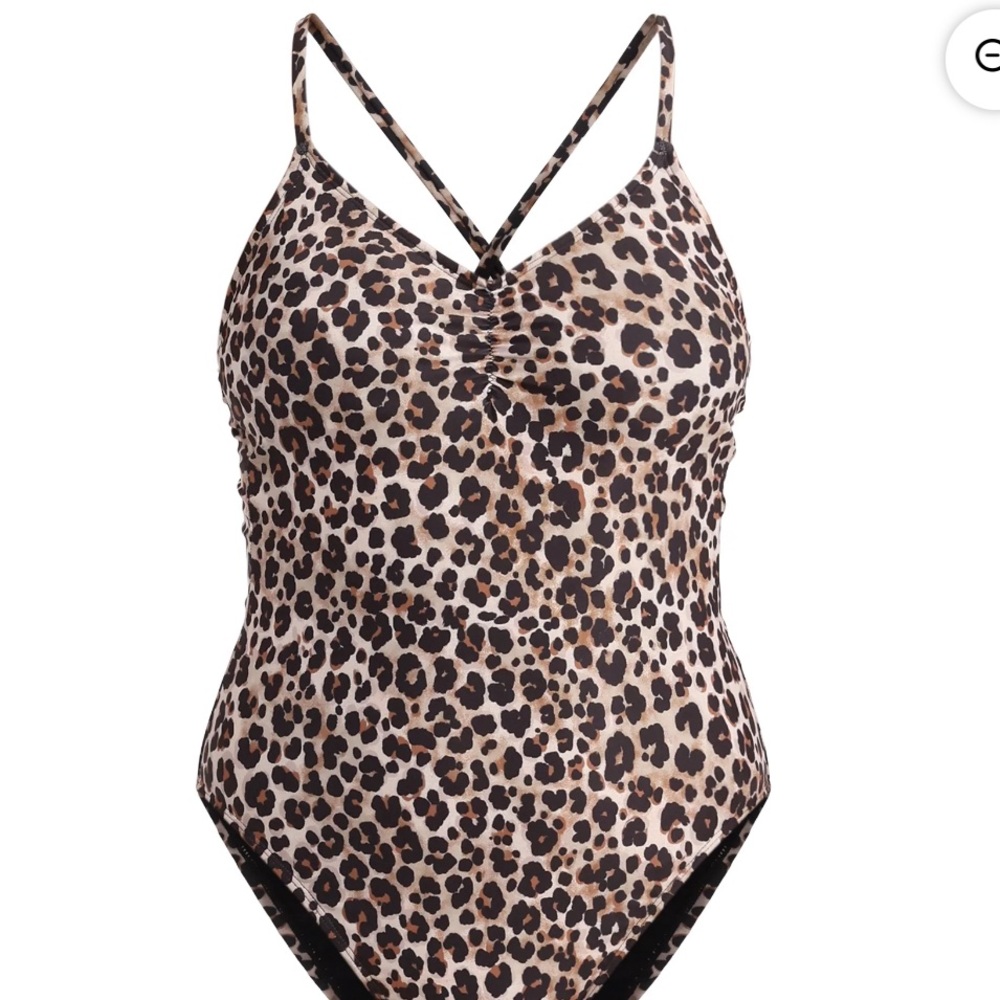 No Boundaries Cheetah Print One Piece Swimsuit